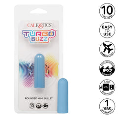 MINI BULLET BLUE TURBO BUZZ ROUNDED