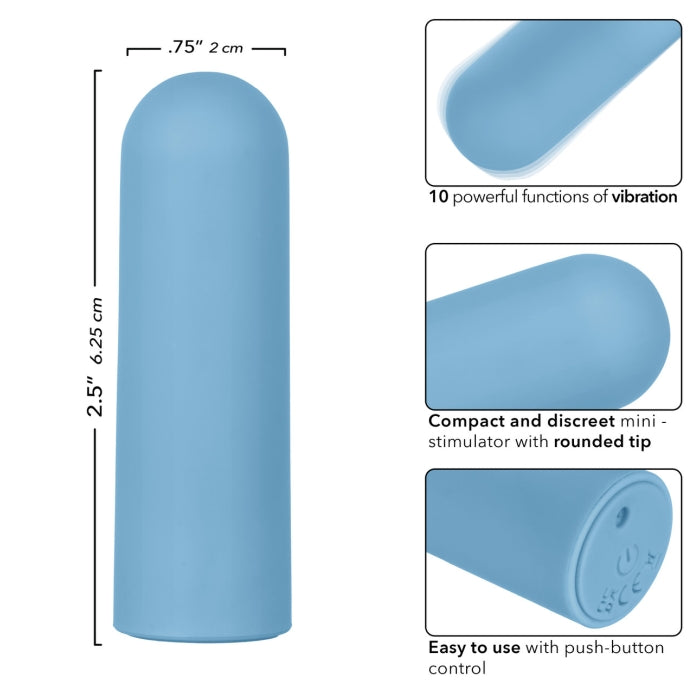 MINI BULLET BLUE TURBO BUZZ ROUNDED