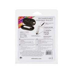 RECHARGEABLE HIDEAWAY BULLET - SILVER