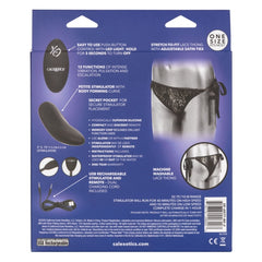 REMOTE CONTROL LACE THONG SET TOY LINGERIE