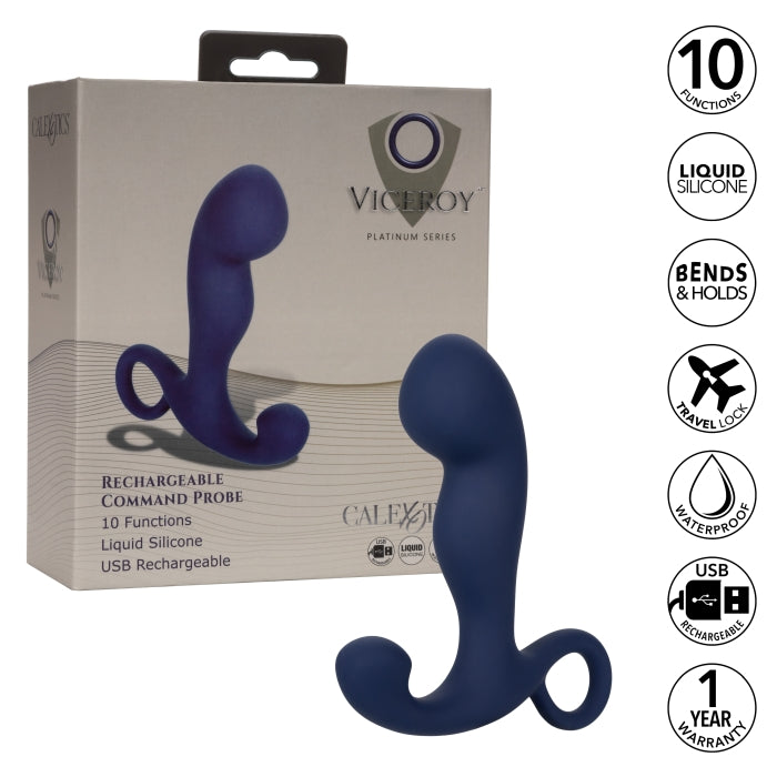 VICEROY 10X RECHARGEABLE COMMAND PROBE - BLUE