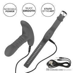ANAL PROBE BLK ECLIPSE WRISTBAND REMOTE THRUSTING ROTA