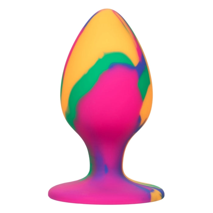 CHEEKY LARGE BUTT PLUG - TIE-DYE