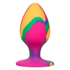CHEEKY LARGE BUTT PLUG - TIE-DYE