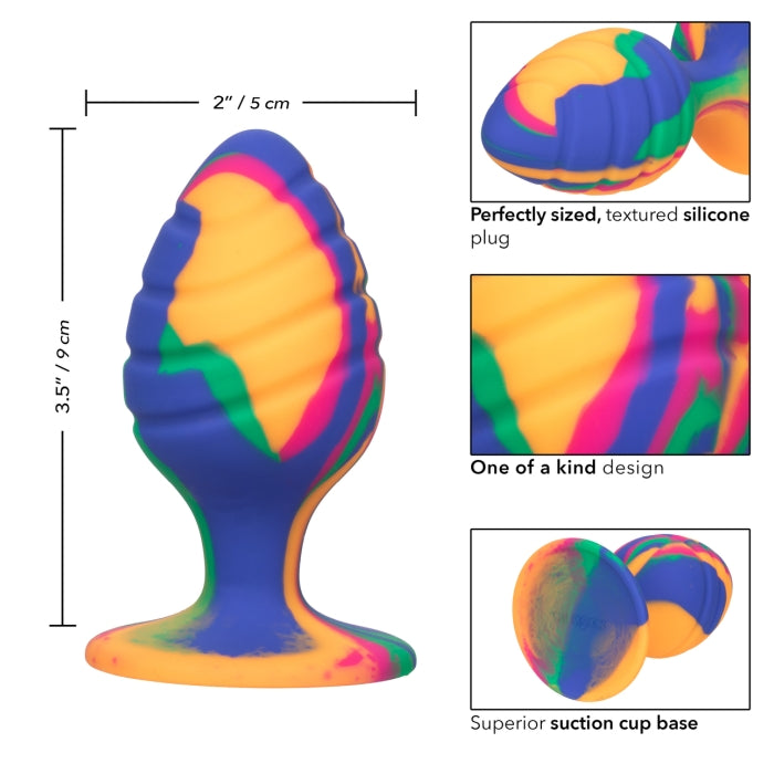 CHEEKY LARGE SWIRL TIE-DYE PLUG