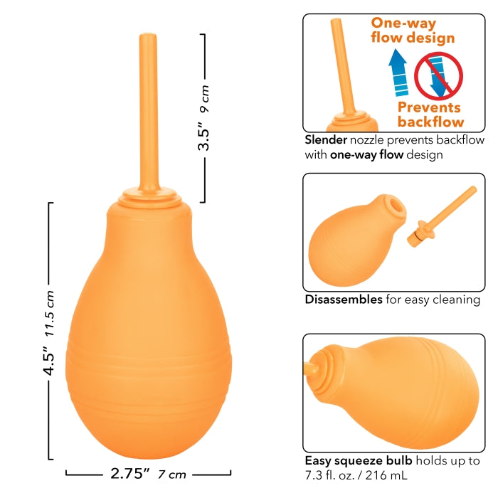 CHEEKY ONE-WAY FLOW DOUCHE - ORANGE