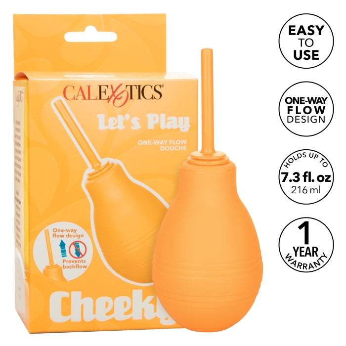 CHEEKY ONE-WAY FLOW DOUCHE - ORANGE