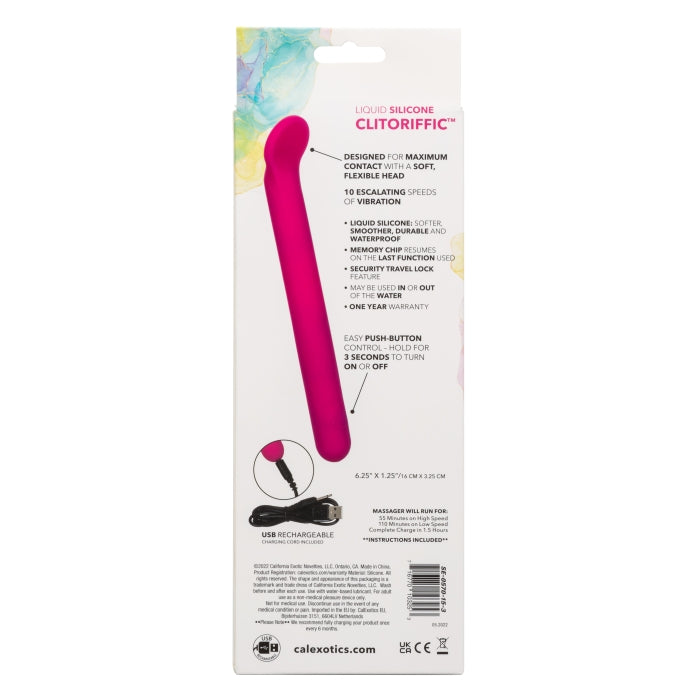 BLISS LIQUID SILICONE CLITORIFFIC 10X VIBE - PINK