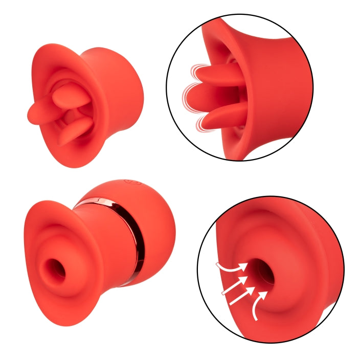 FRENCH KISS SUCK & PLAY 12X INTERCHANGEABLE SET - RED