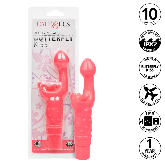 RECHARGEABLE BUTTERFLY KISS PINK