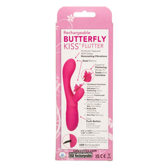RECHARGEABLE BUTTERFLY KISS FLUTTER - PINK