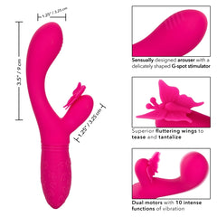 RECHARGEABLE BUTTERFLY KISS FLUTTER - PINK
