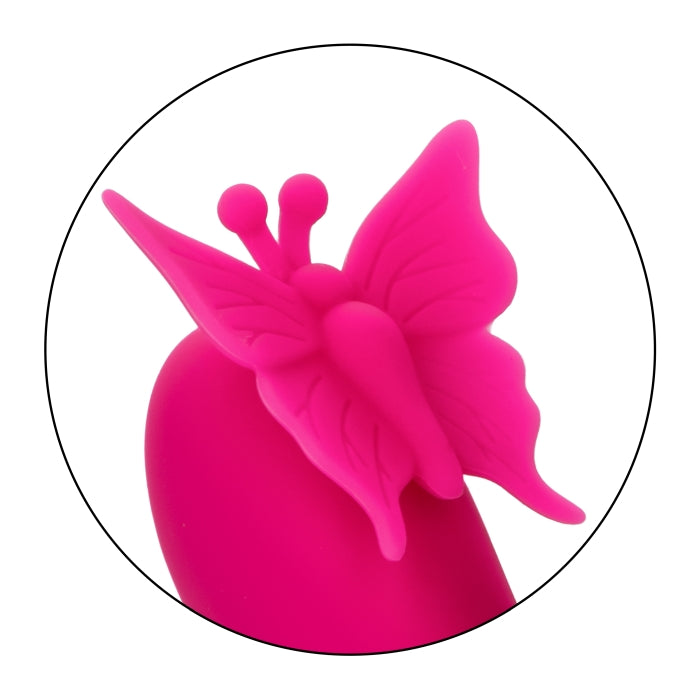 RECHARGEABLE BUTTERFLY KISS FLUTTER - PINK