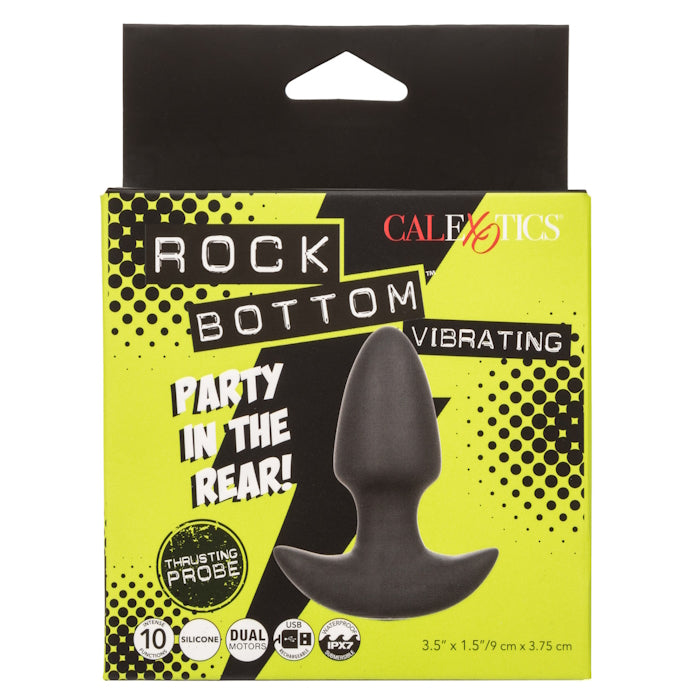 ROCK BOTTOM VIBRATING PROBE TRHUSTING - BLACK