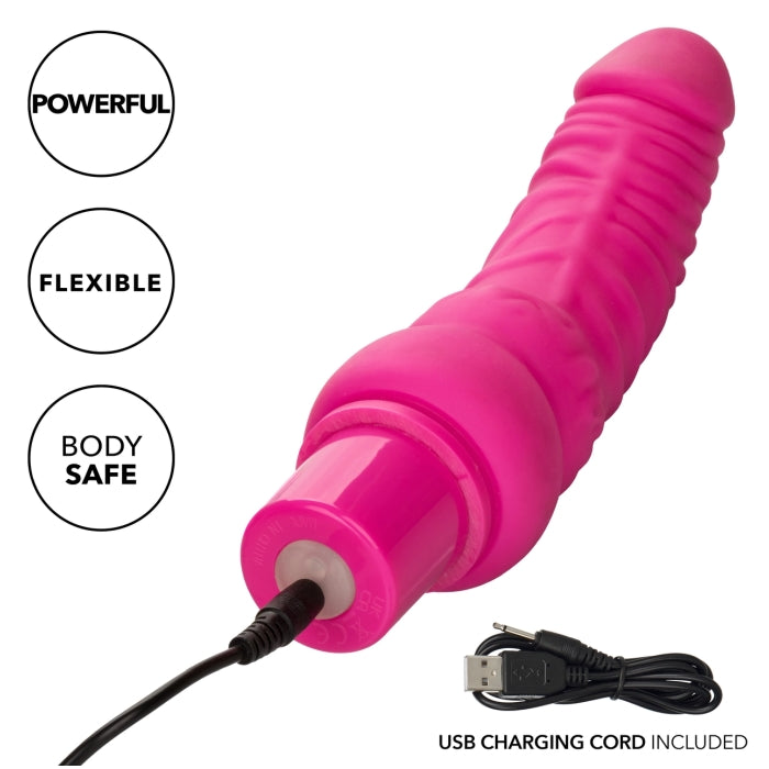 RECHARGEABLE POWER STUD CURVY VIBE - PINK