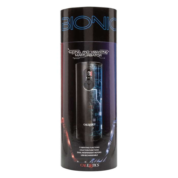 BIONIC SUCKING AND VIBRATING MASTURBATOR