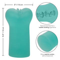 STROKER 5.5" TEAL CHEAP THRILLS: THE MERMAID