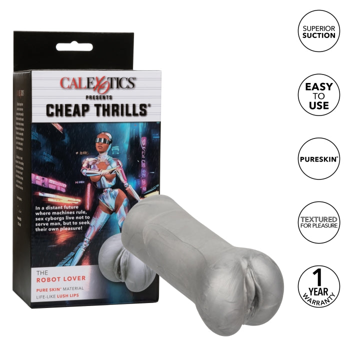 STROKER 5.5" SILVER CHEAP THRILLS: THE ROBOT LOVER