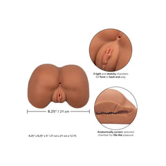 STROKE IT LIFE-SIZE ASS-BRN
