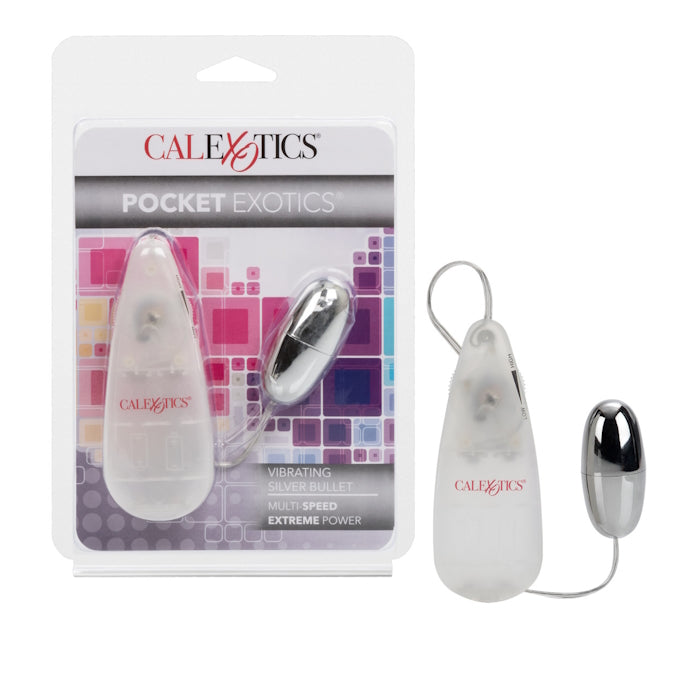 POCKET EXOTICS VIBE BULLET 2" SILVER