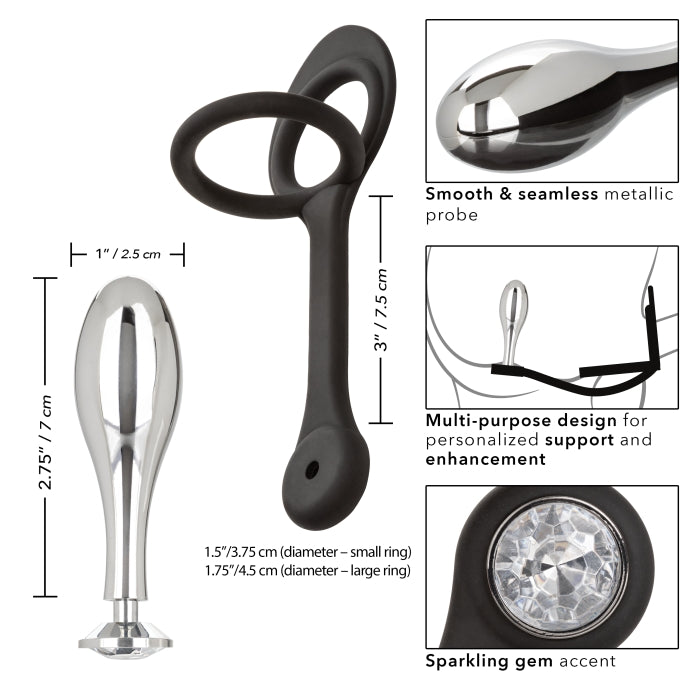 STAR FUCKER TEARDROP PLUG - BLACK