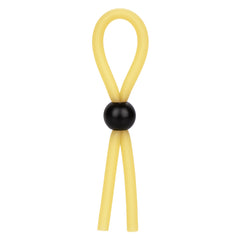 THE LASSO ADJUSTABLE ERECTION ENH YELLOW COCK LEASH 5"