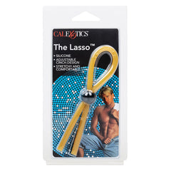 THE LASSO ADJUSTABLE ERECTION ENH YELLOW COCK LEASH 5"