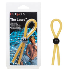 THE LASSO ADJUSTABLE ERECTION ENH YELLOW COCK LEASH 5"