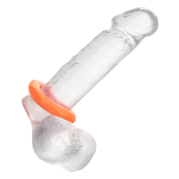ALPHA LIQUID SILICONE SEXAGON RING - ORANGE