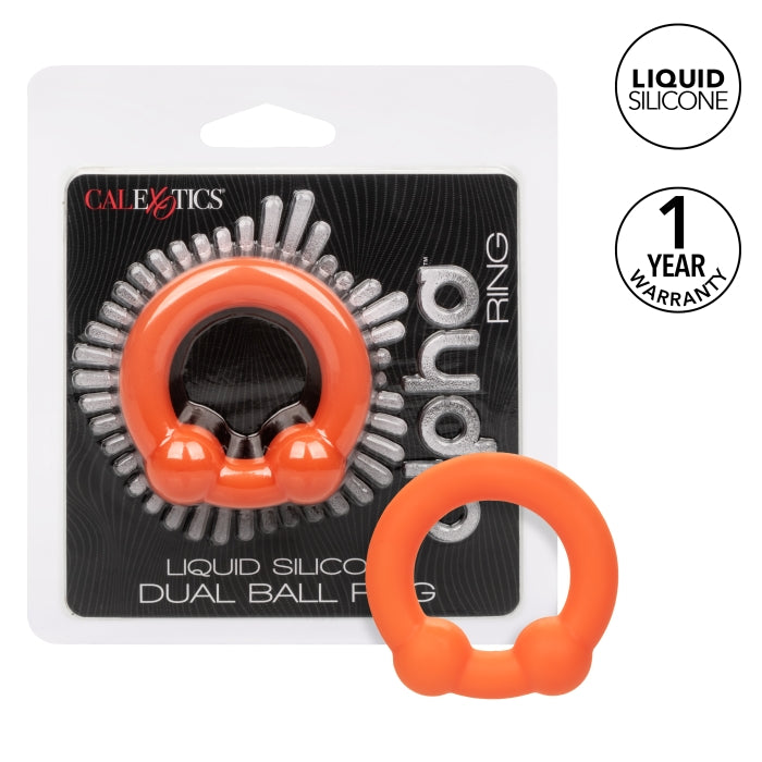 ALPHA LIQUID SILICONE DUAL BALL RING