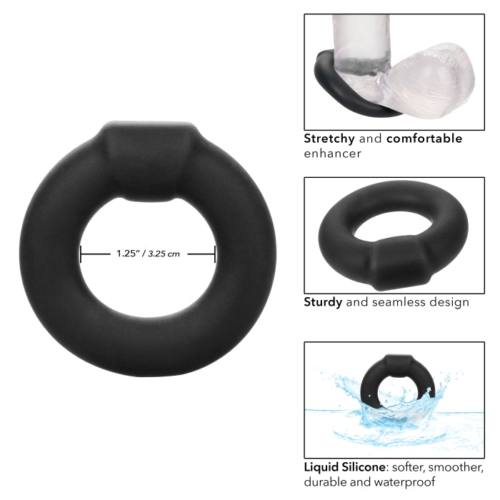 ALPHA LIQUID SILICONE OPTIMUM RING - BLACK