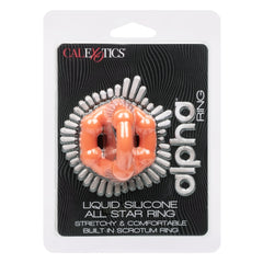 ALPHA LIQUID SILICONE ALL STAR RING - ORANGE
