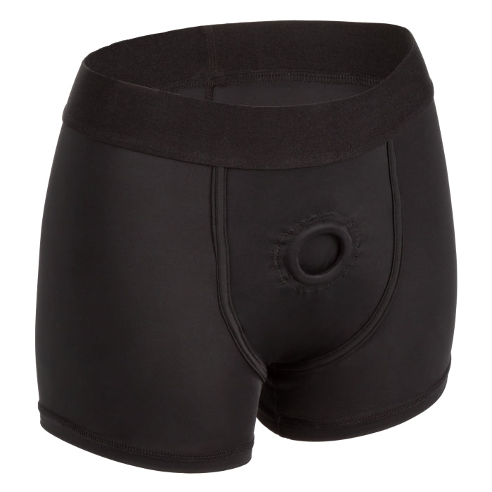 HER ROYAL HARNESS BOXER BRIEF L/XL - BLACK