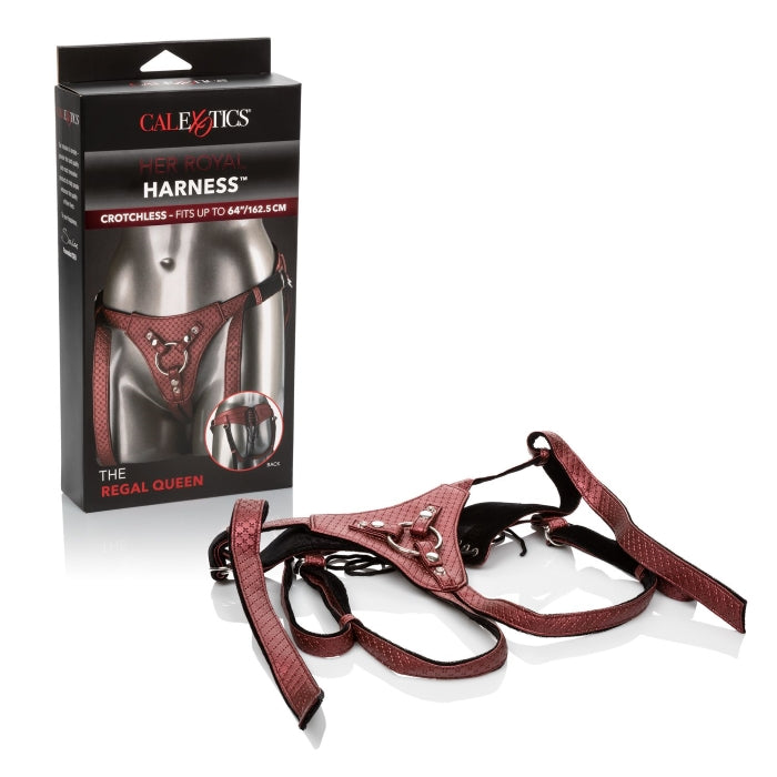 HER ROYAL HARNESS THE REGAL QUEEN - RED