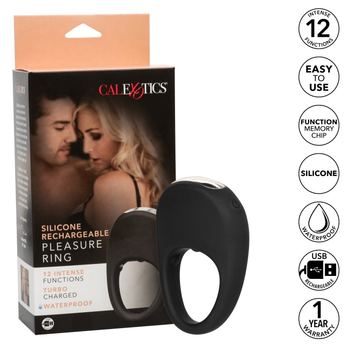 SILICONE RCHRGBL PLEASURE RING