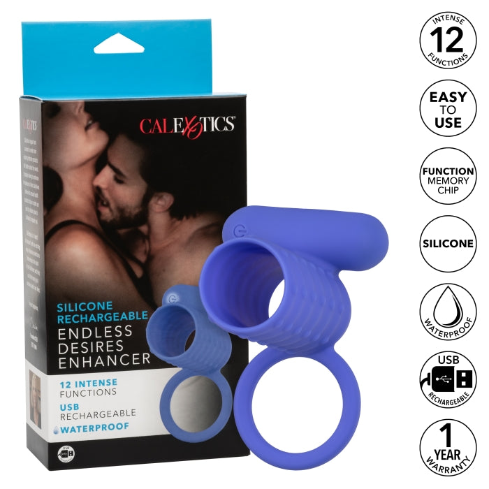 SILICONE RCHRGBL ENDLESS DESIRES ENHANCER