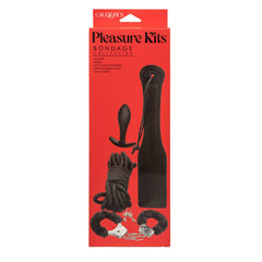 PLEASURE KITS BONDAGE COLLECTION - BLACK