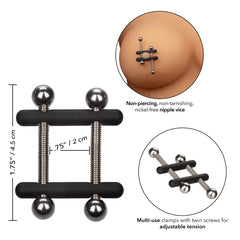 NIPPLE GRIPS POWER GRIP CROSSBAR NIPPLE VICES - BLACK