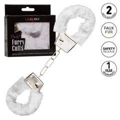 PLAYFUL FURRY CUFFS - WHITE
