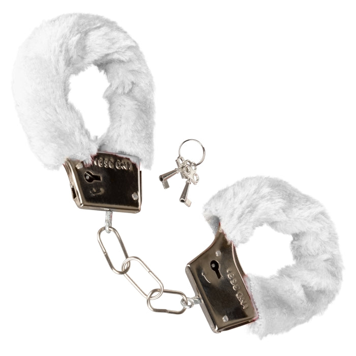 PLAYFUL FURRY CUFFS - WHITE