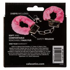 PLAYFUL FURRY CUFFS - PINK