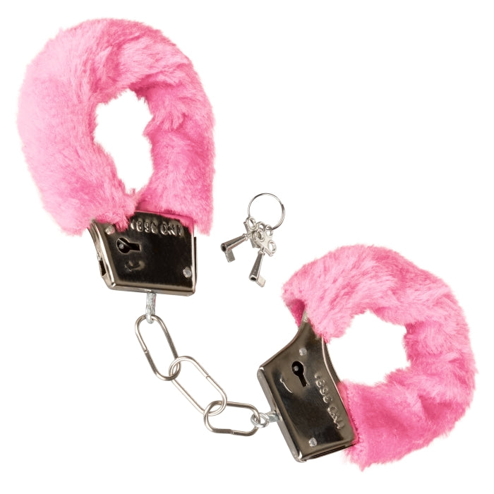 PLAYFUL FURRY CUFFS - PINK
