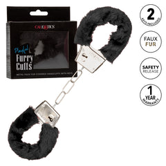 PLAYFUL FURRY CUFFS - BLACK