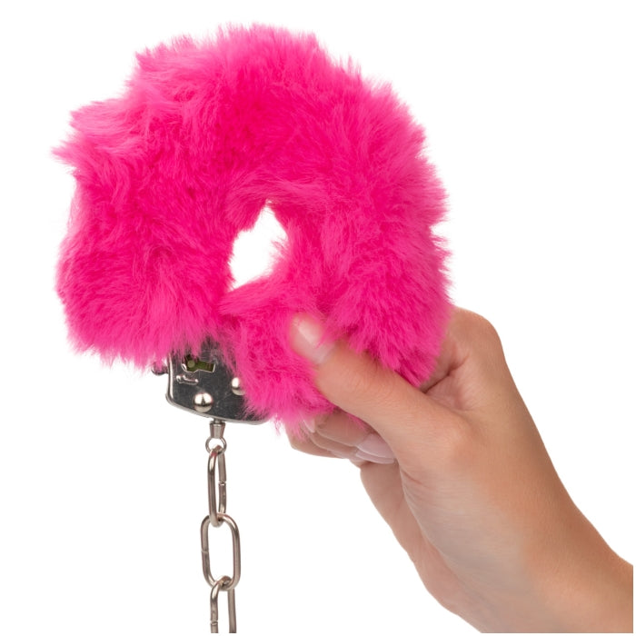 ULTRA FLUFFY FURRY CUFFS - PINK