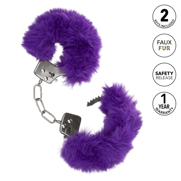 ULTRA FLUFFY FURRY CUFFS - PURPLE