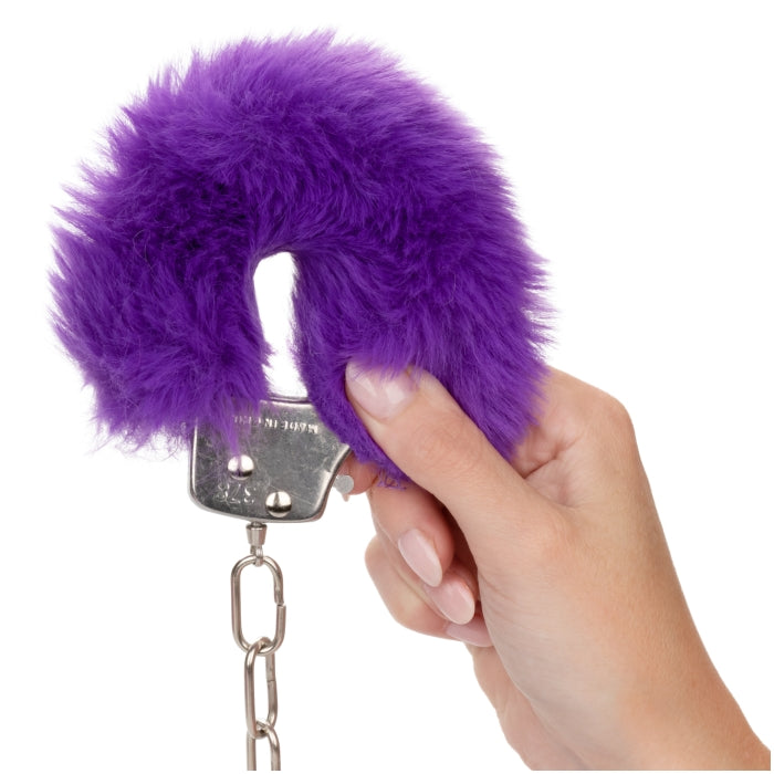 ULTRA FLUFFY FURRY CUFFS - PURPLE