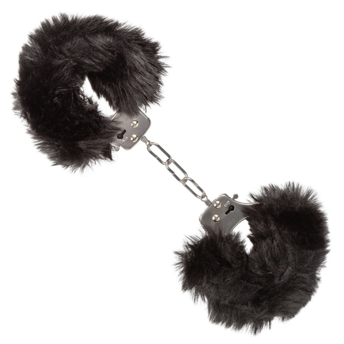 ULTRA FLUFFY FURRY CUFFS - BLACK