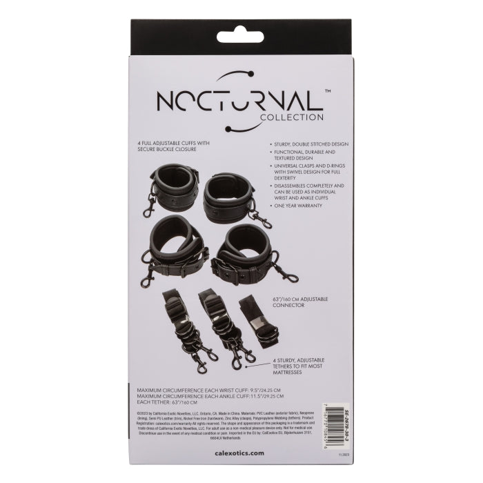 NOCTURNAL COLLECTION BED RESTRAINTS