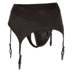 BOUNDLESS THONG W/ GARTER - S/M
