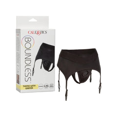 BOUNDLESS THONG W/ GARTER - L/XL